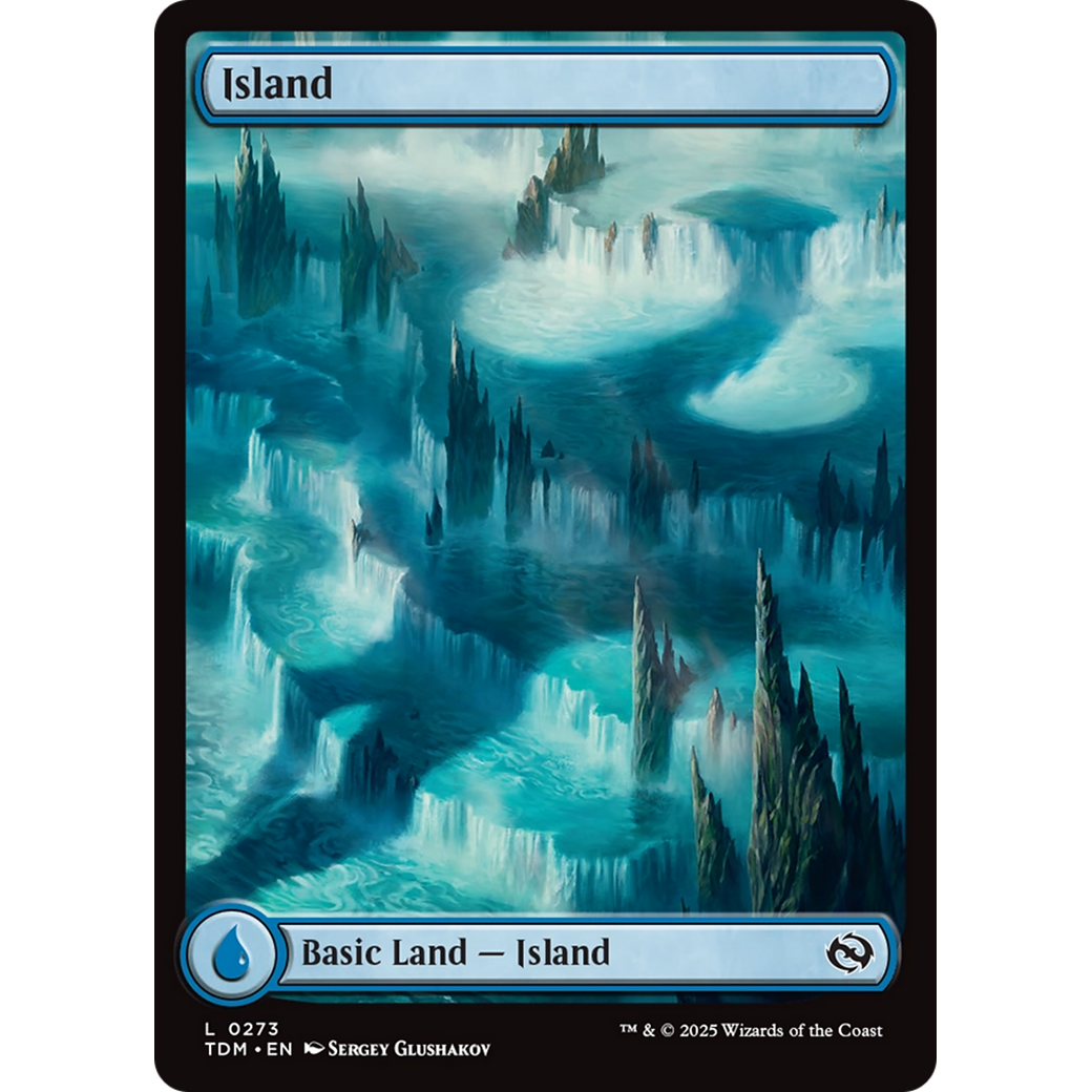 Island (TDM-273) - Tarkir: Dragonstorm Foil