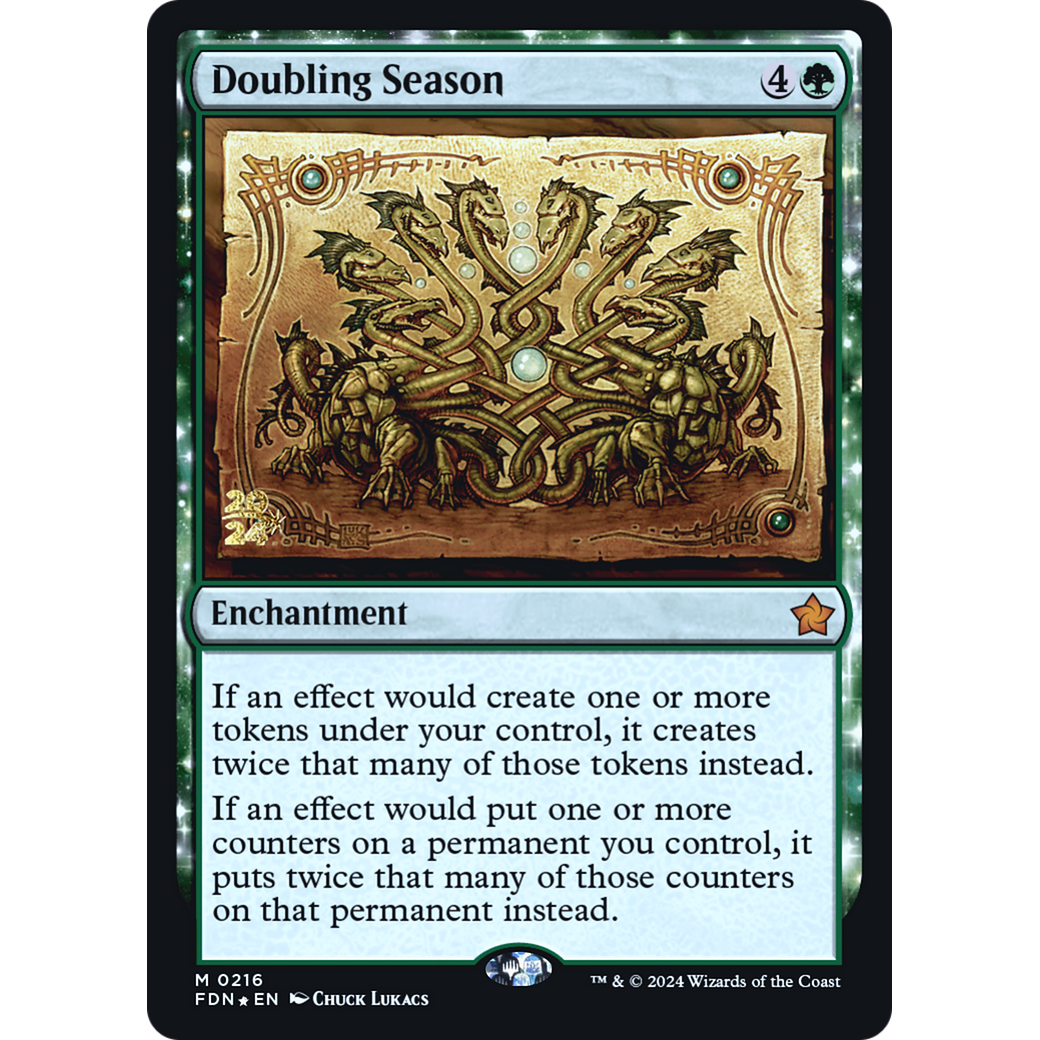 Doubling Season (PRE-216) - Foundations Promos Foil