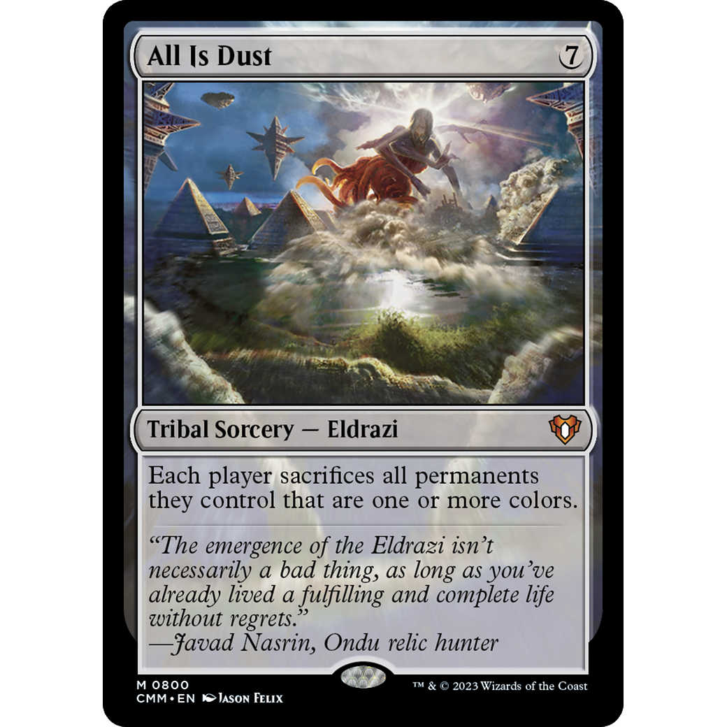 All Is Dust (CMM-800) - Commander Masters