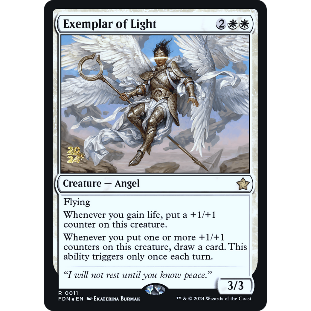 Exemplar of Light (PRE-11S) - Foundations Promos Foil