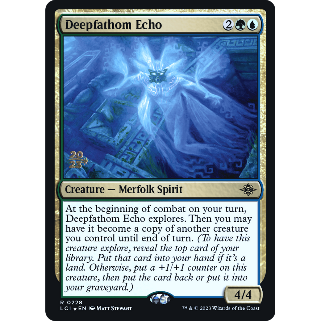 Deepfathom Echo (PRE-228S) - The Lost Caverns of Ixalan Promos Foil