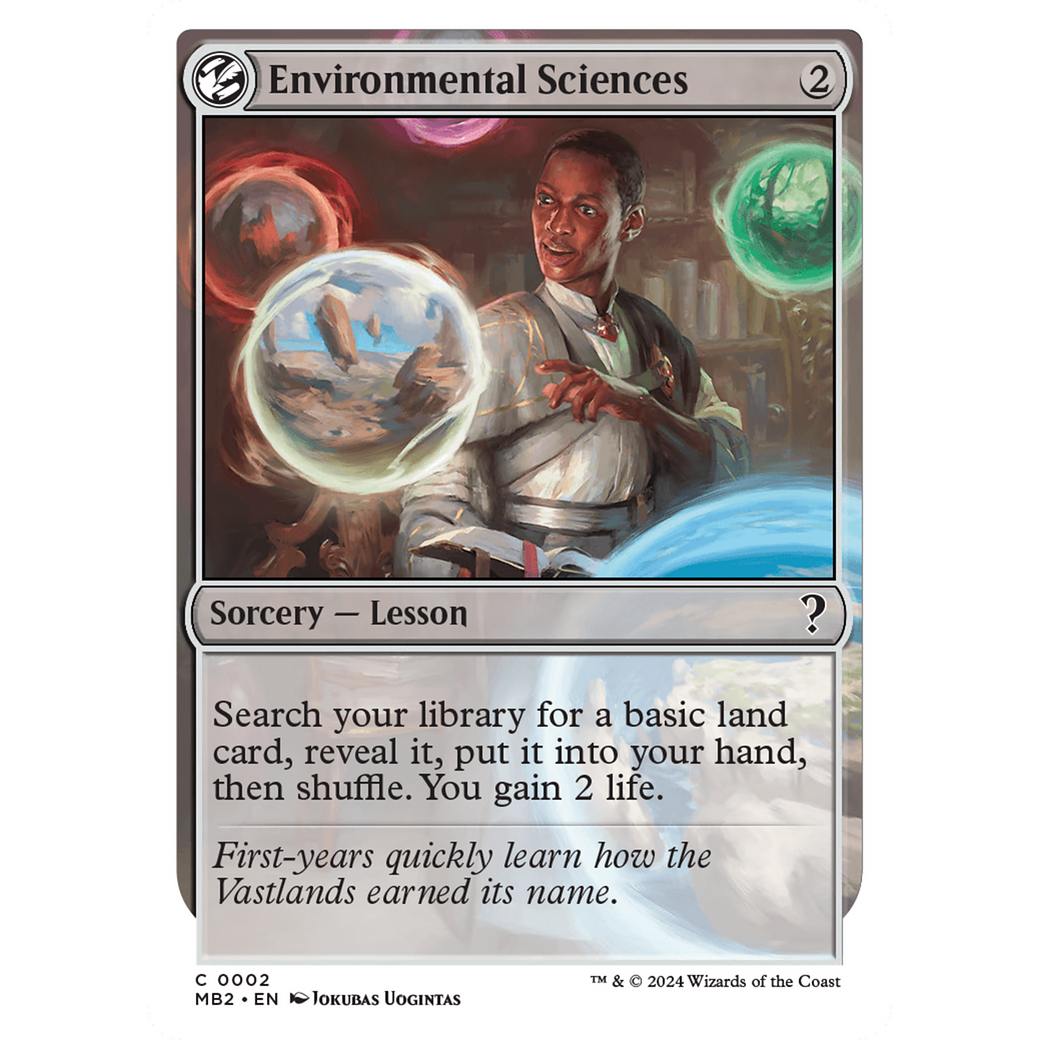Environmental Sciences (White Border) (MB2-002) - Mystery Booster 2: (lesson)