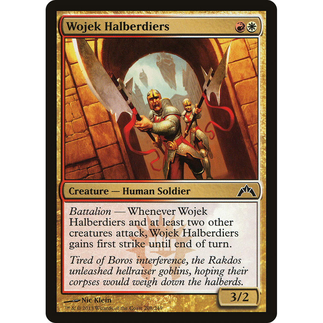 Wojek Halberdiers (GTC-208) - Gatecrash