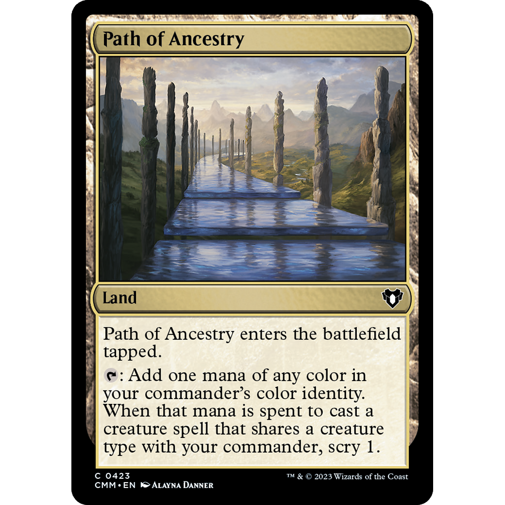 Path of Ancestry (CMM-423) - Commander Masters Foil