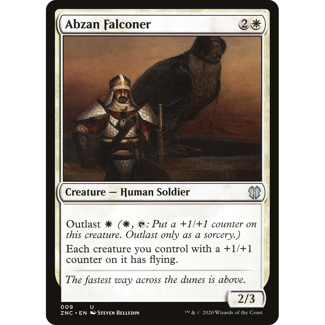 Abzan Falconer (ZNC-009) - Zendikar Rising Commander
