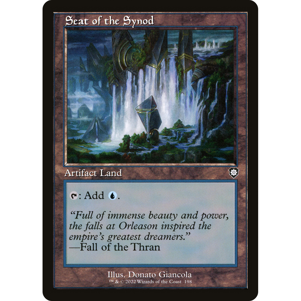 Seat of the Synod (Retro Frame) (BRC-198) - The Brothers' War Commander