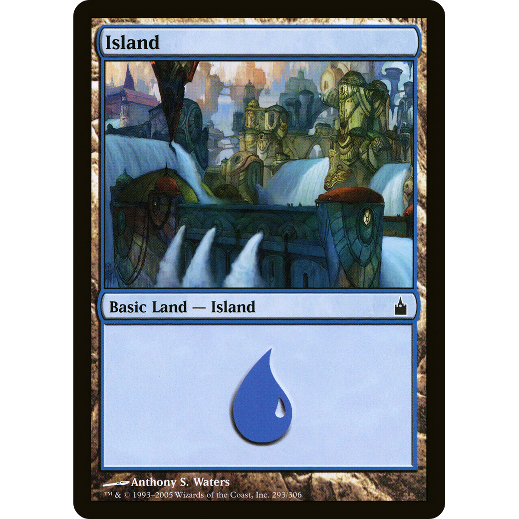 Island (293) (RAV-293) - Ravnica: City of Guilds