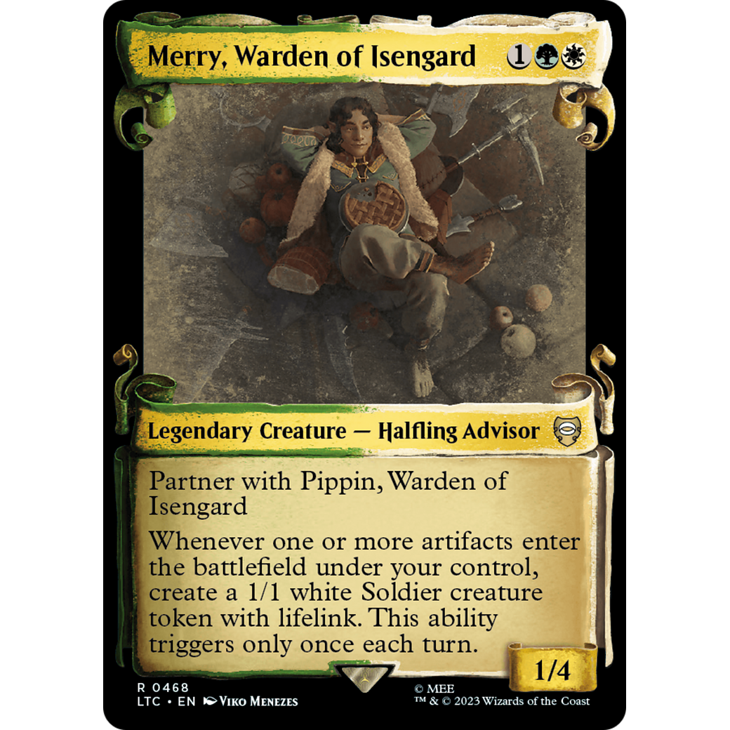 Merry, Warden of Isengard (LTC-468) - Tales of Middle-earth Commander: (Showcase)