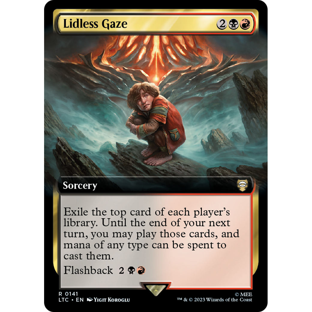 Lidless Gaze (Extended Art) (LTC-141) - Tales of Middle-earth Commander: (Extended Art) Foil