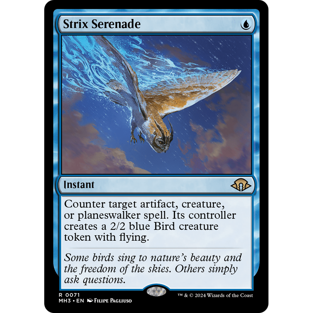 Strix Serenade (MH3-071) - Modern Horizons 3 Foil
