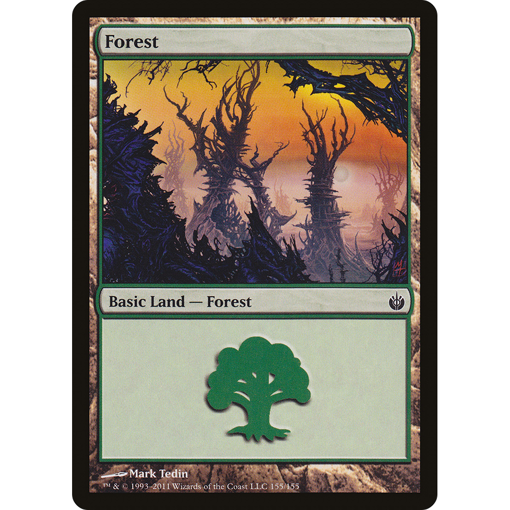 Forest (155) (MBS-155) - Mirrodin Besieged Foil