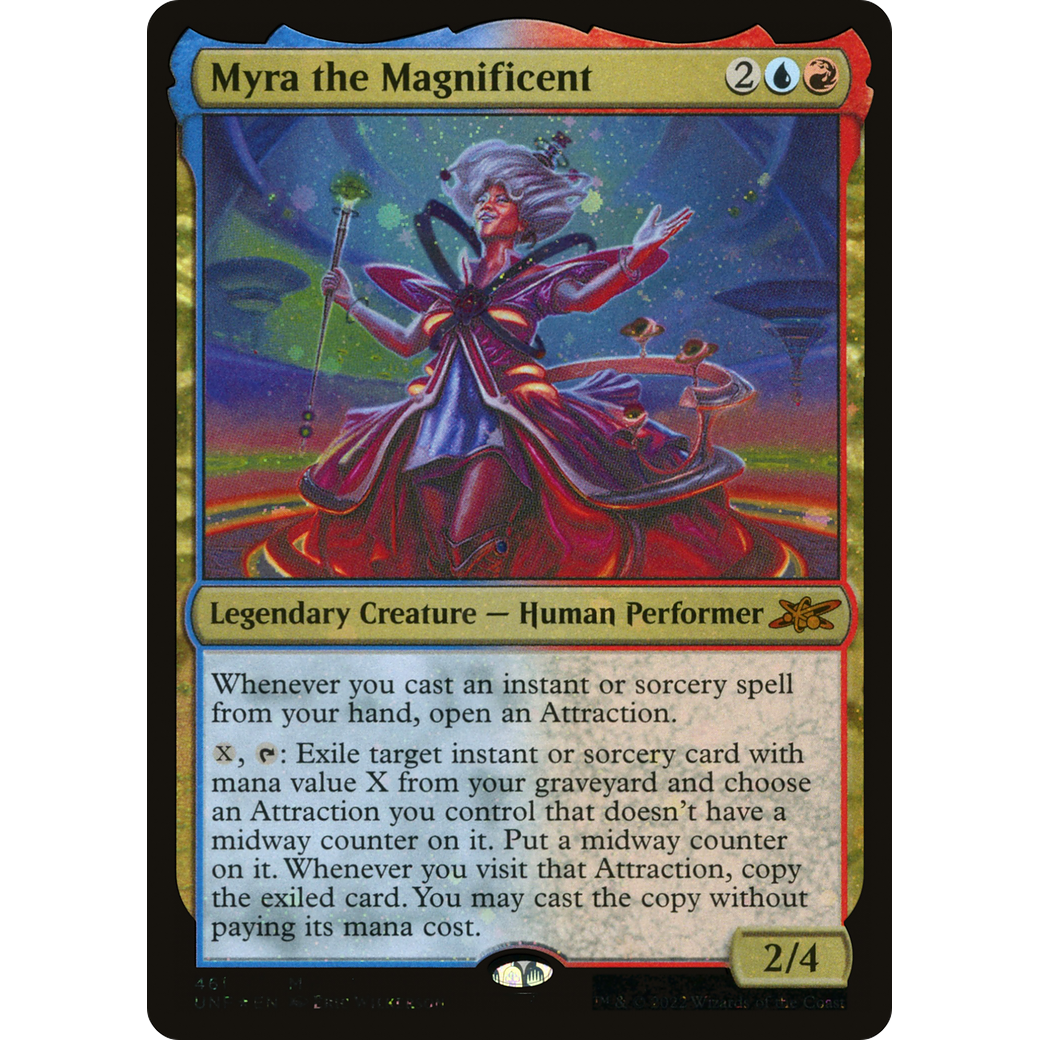 Myra the Magnificent (Galaxy Foil) (UNF-461) - Unfinity Foil