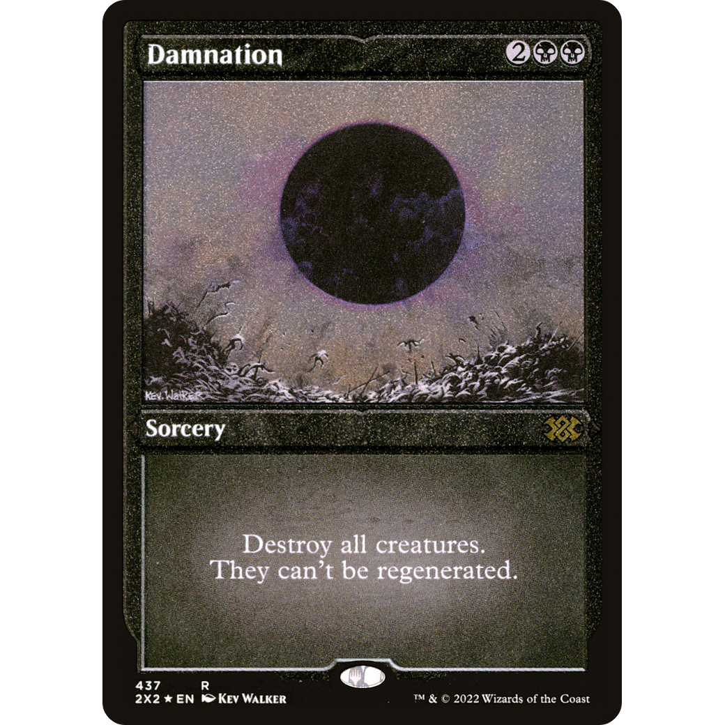 Damnation (Foil Etched) (2X2-437) - Double Masters 2022 Foil