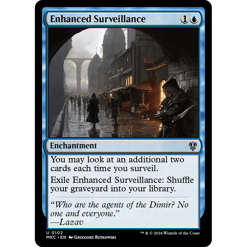 Enhanced Surveillance (MKC-102) - Murders at Karlov Manor Commander