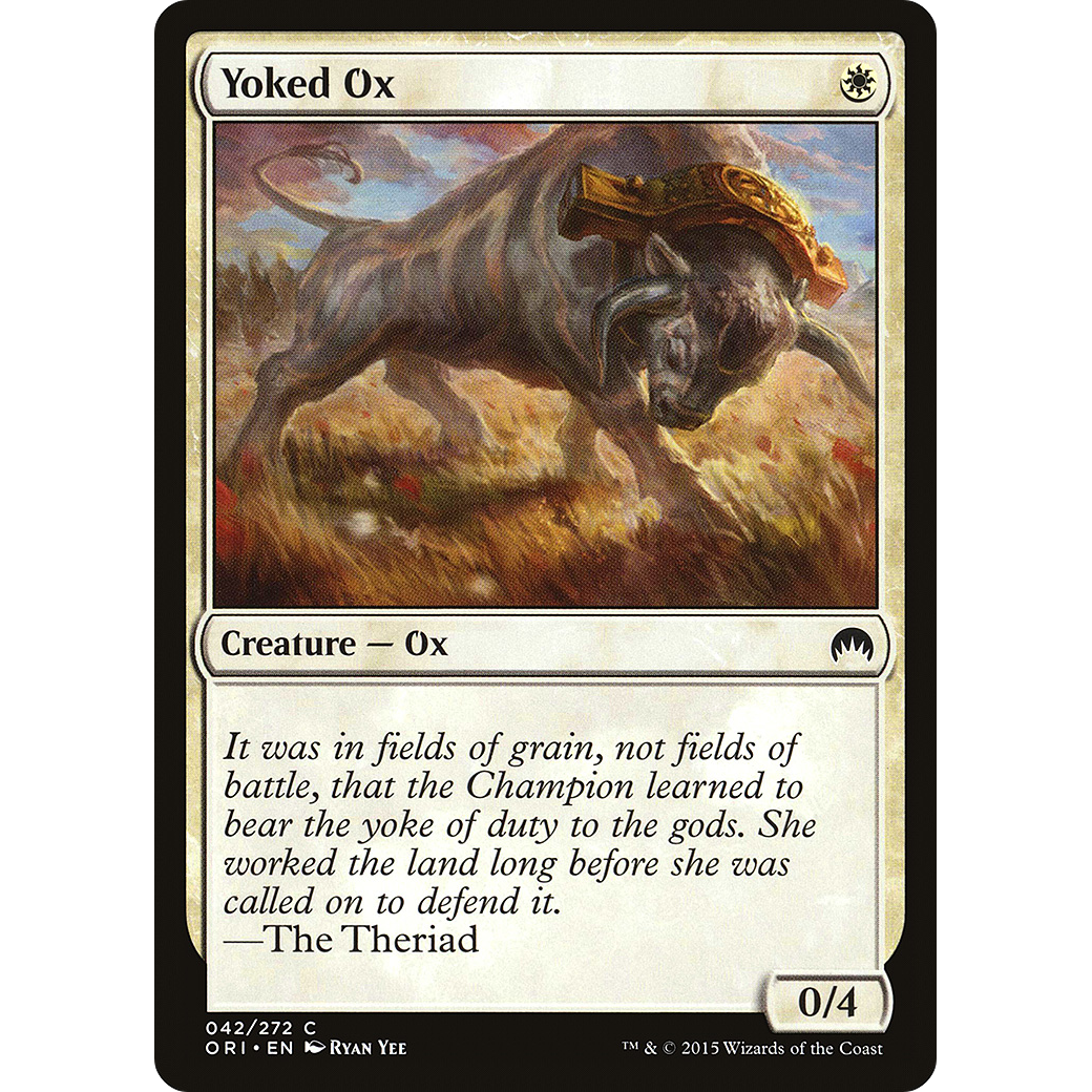 Yoked Ox (ORI-042) - Magic Origins Foil