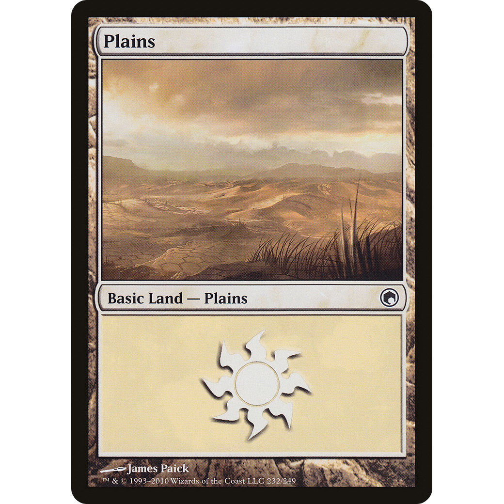 Plains (232) (SOM-232) - Scars of Mirrodin