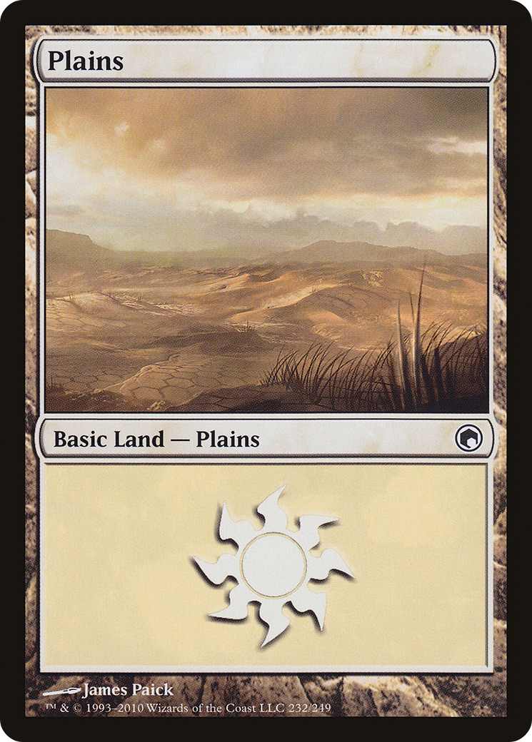 Plains (232) (SOM-232) - Scars of Mirrodin