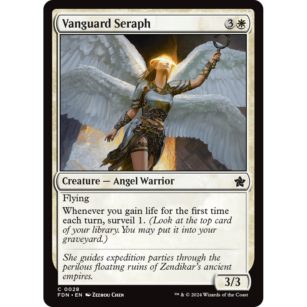 Vanguard Seraph (FDN-028) - Foundations Foil