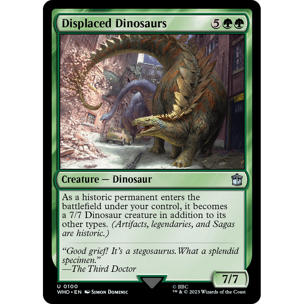 Displaced Dinosaurs (WHO-100) - Doctor Who