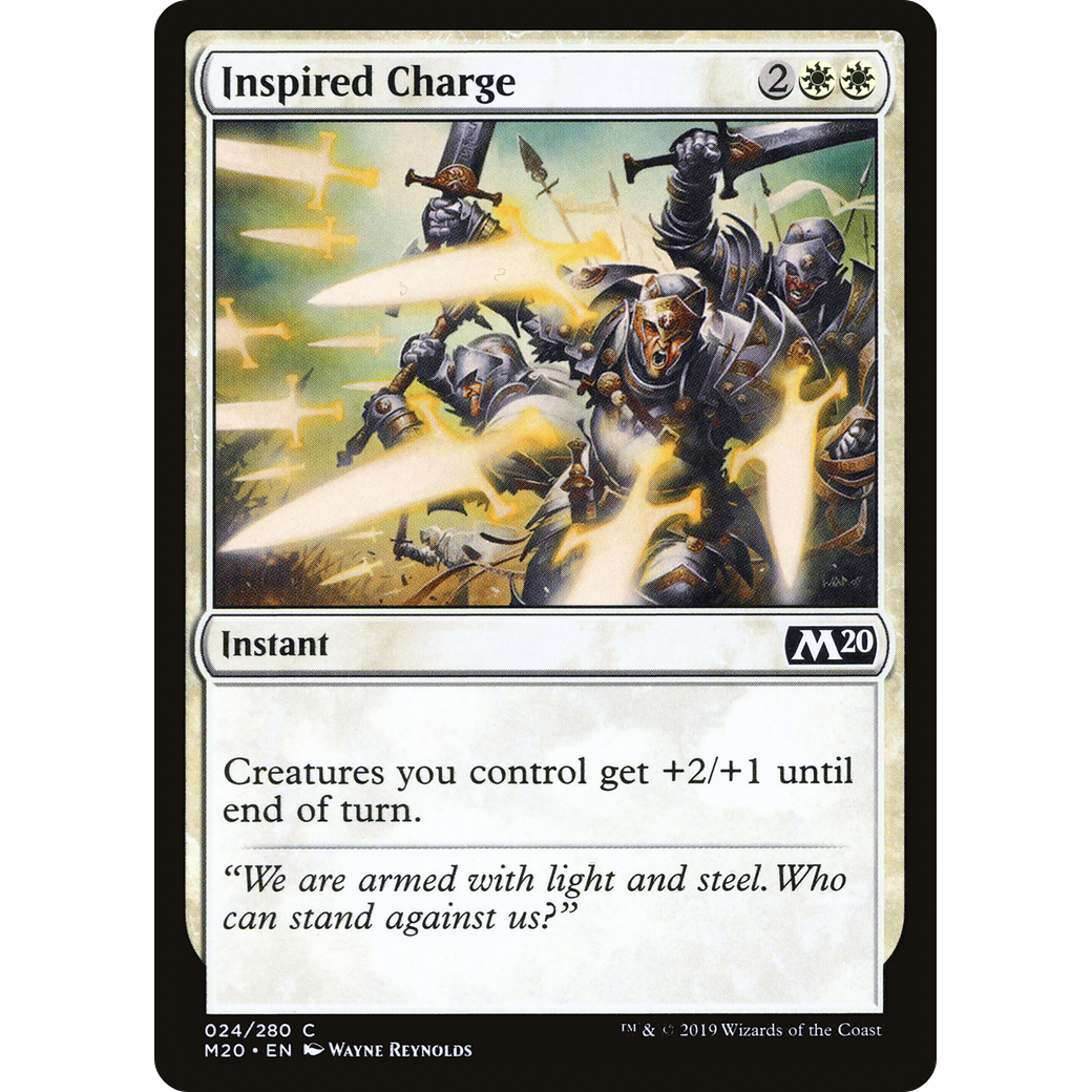 Inspired Charge (M20-024) - Core Set 2020