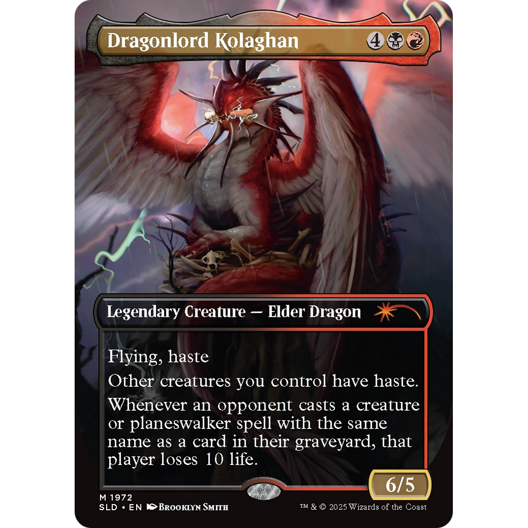 Dragonlord Kolaghan (1972) (SLD-1972) - Secret Lair Drop (Borderless)