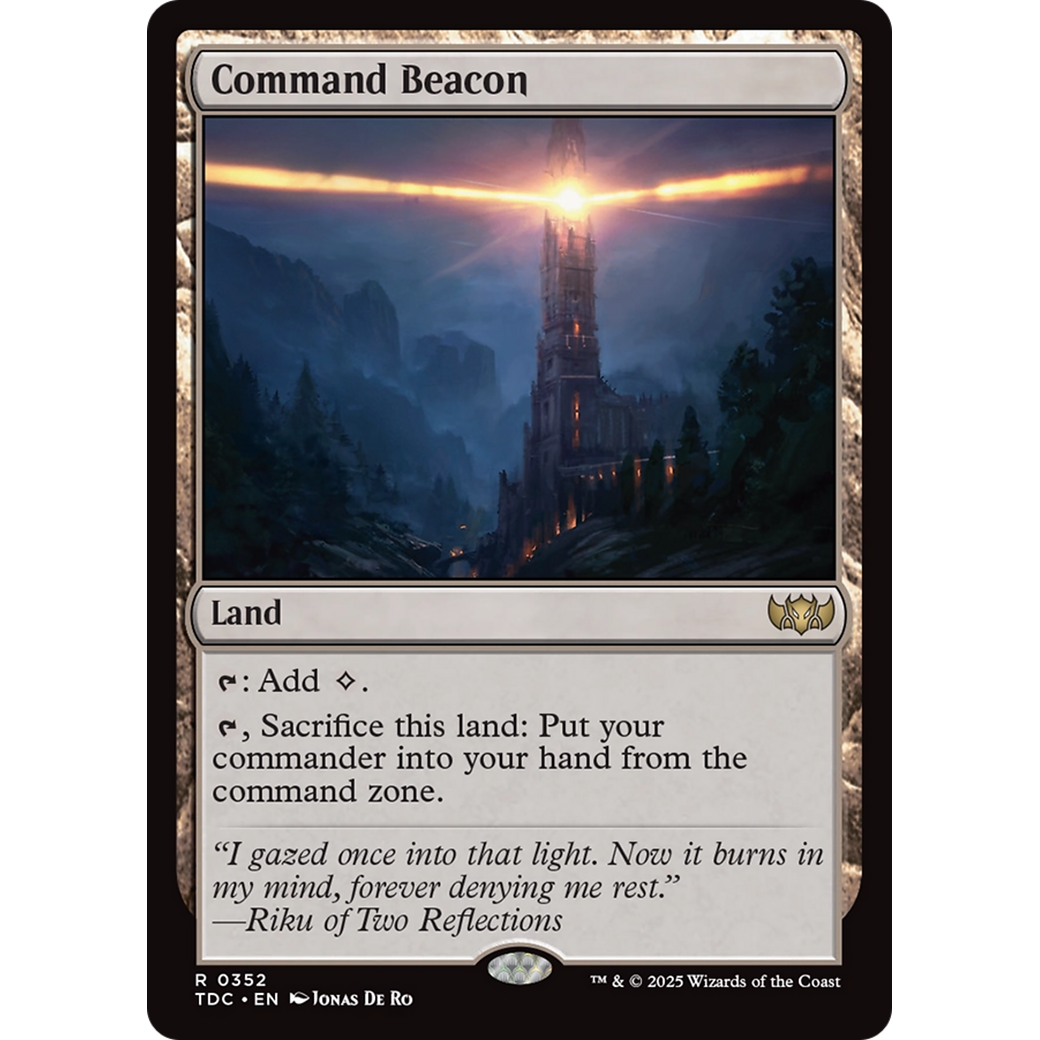 Command Beacon (TDC-352) - Commander: Tarkir: Dragonstorm