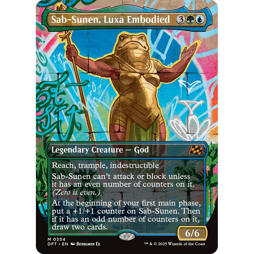Sab-Sunen, Luxa Embodied (DFT-354) - Aetherdrift (Borderless) Foil