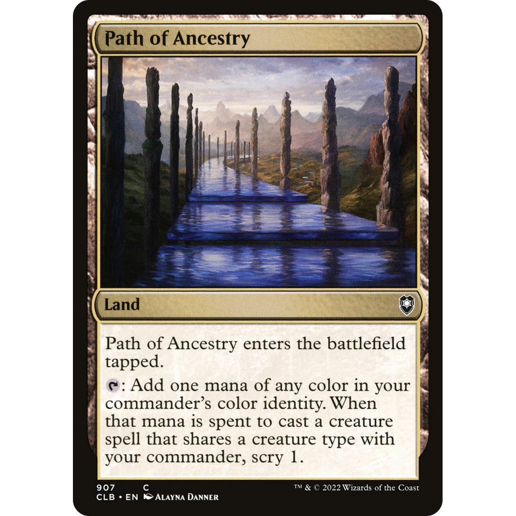 Path of Ancestry (CLB-907) - Commander Legends: Battle for Baldur's Gate