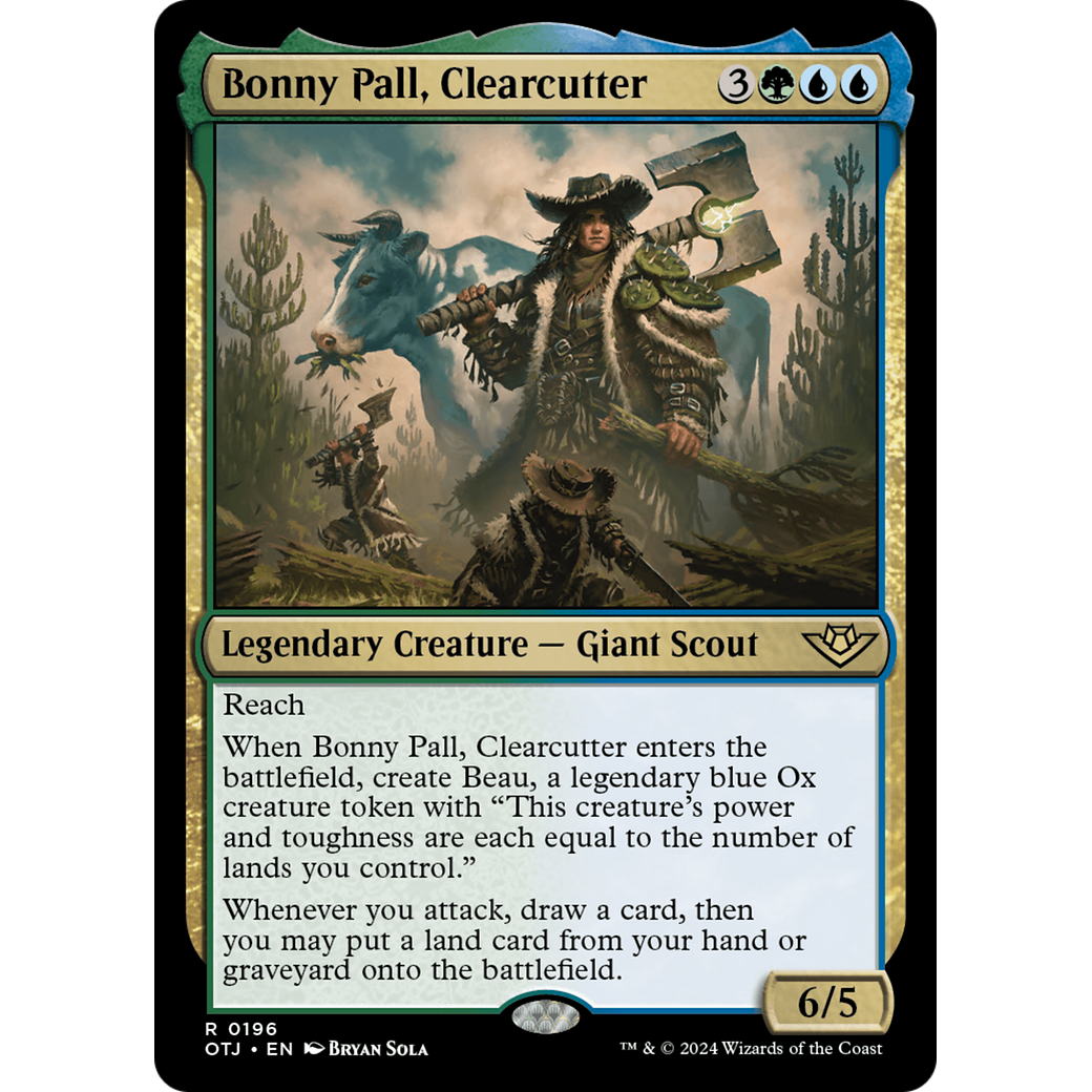 Bonny Pall, Clearcutter (OTJ-196) - Outlaws of Thunder Junction Foil