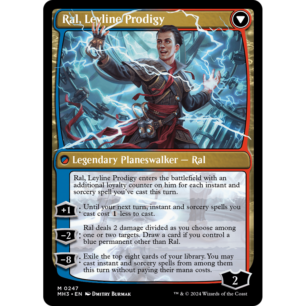 Ral, Monsoon Mage // Ral, Leyline Prodigy (MH3-247) - Modern Horizons 3 Foil