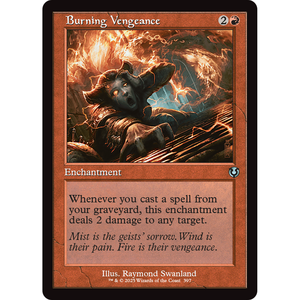 Burning Vengeance (INR-397) - Innistrad Remastered Foil