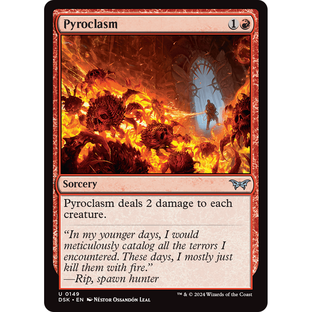 Pyroclasm (DSK-149) - Duskmourn: House of Horror Foil
