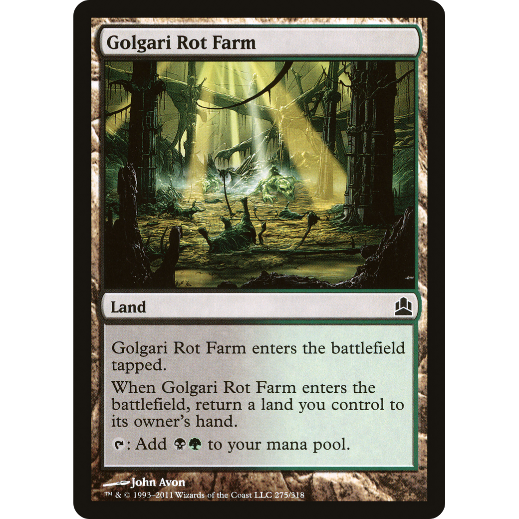 Golgari Rot Farm (CMD-275) - Commander 2011