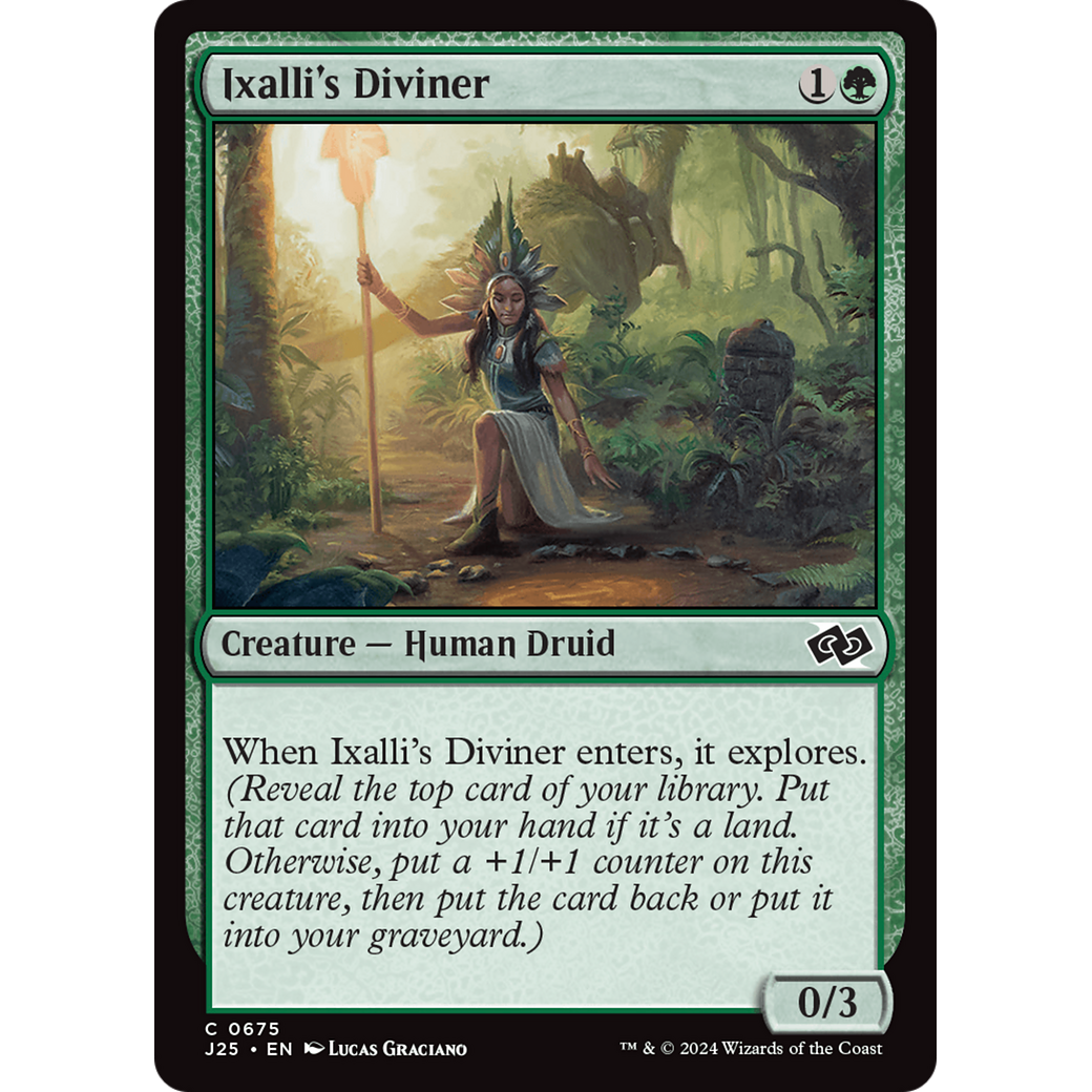 Ixalli's Diviner (J25-675) - Foundations Jumpstart