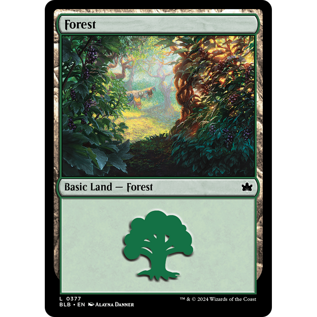 Forest (BLB-377) - Bloomburrow Foil