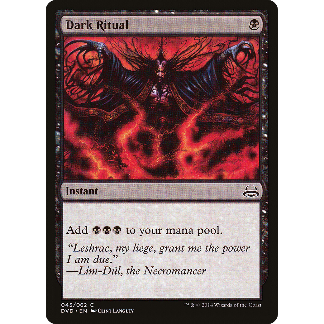 Dark Ritual (DD3-045) - Duel Decks Anthology: Divine vs. Demonic