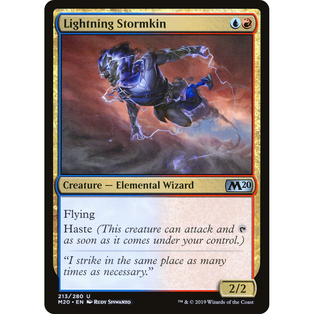 Lightning Stormkin (M20-213) - Core Set 2020