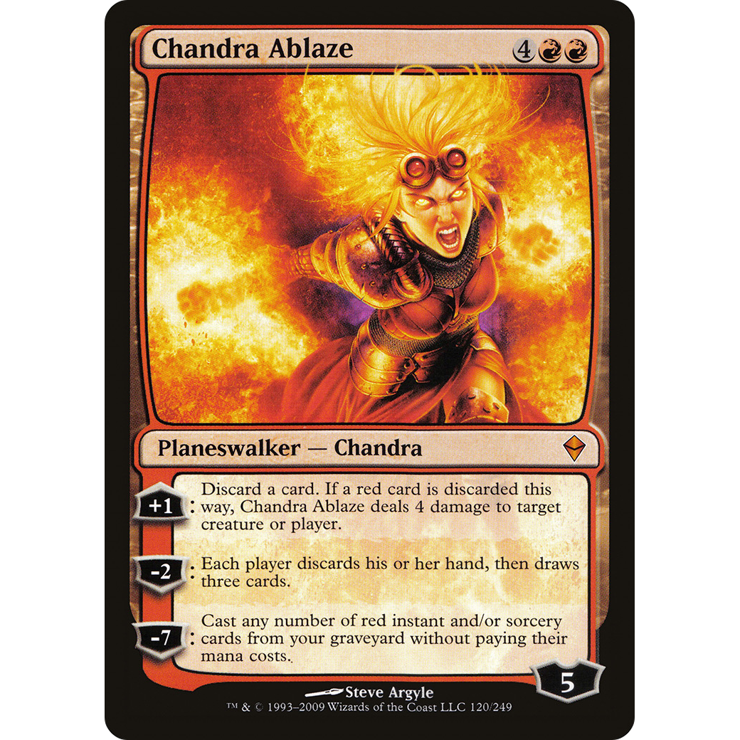 Chandra Ablaze (ZEN-120) - Zendikar