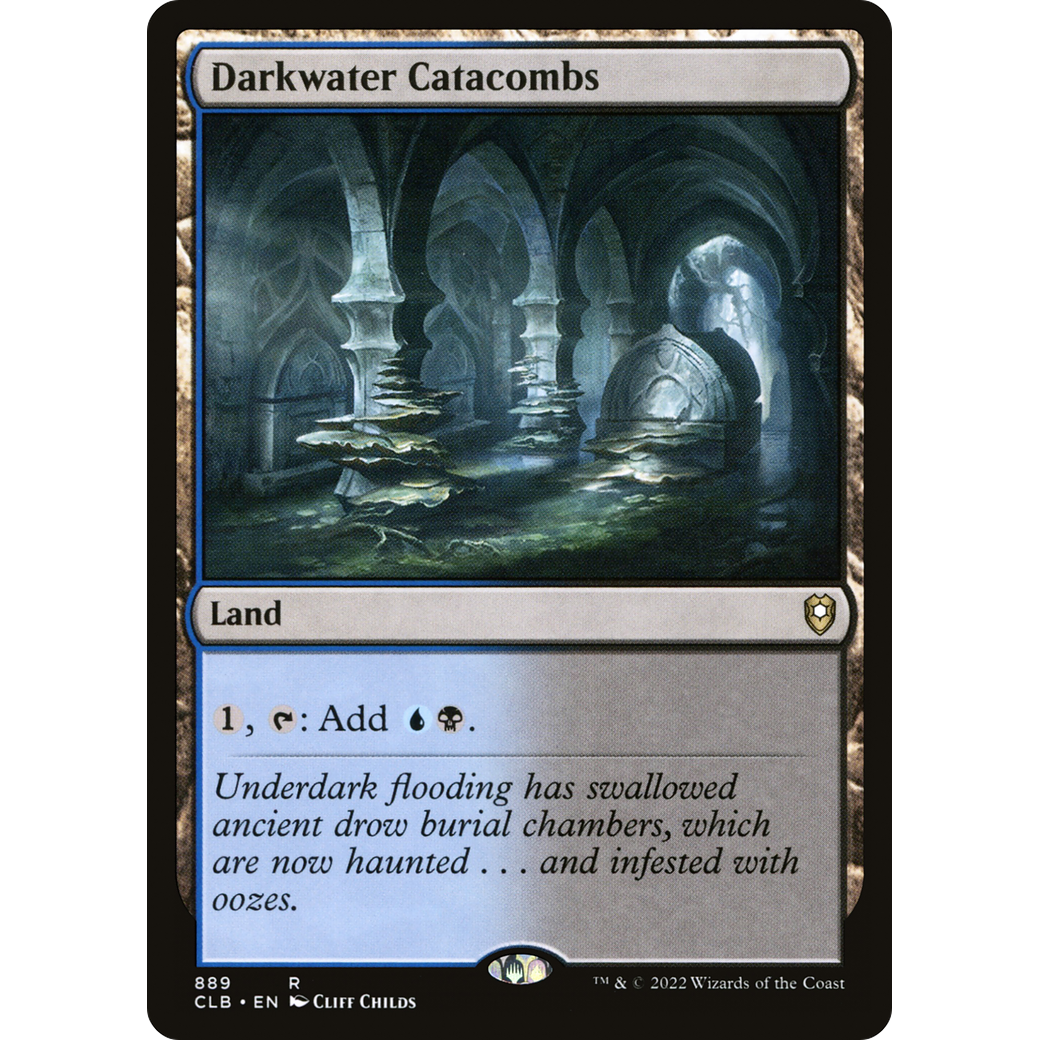 Darkwater Catacombs (CLB-889) - Commander Legends: Battle for Baldur's Gate