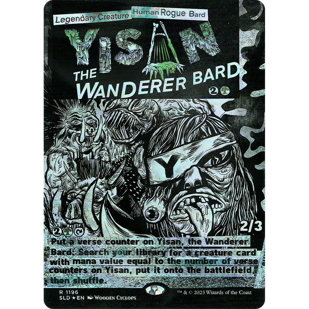 Yisan, the Wanderer Bard (SLD-1196) - Secret Lair Drop (Borderless) Foil