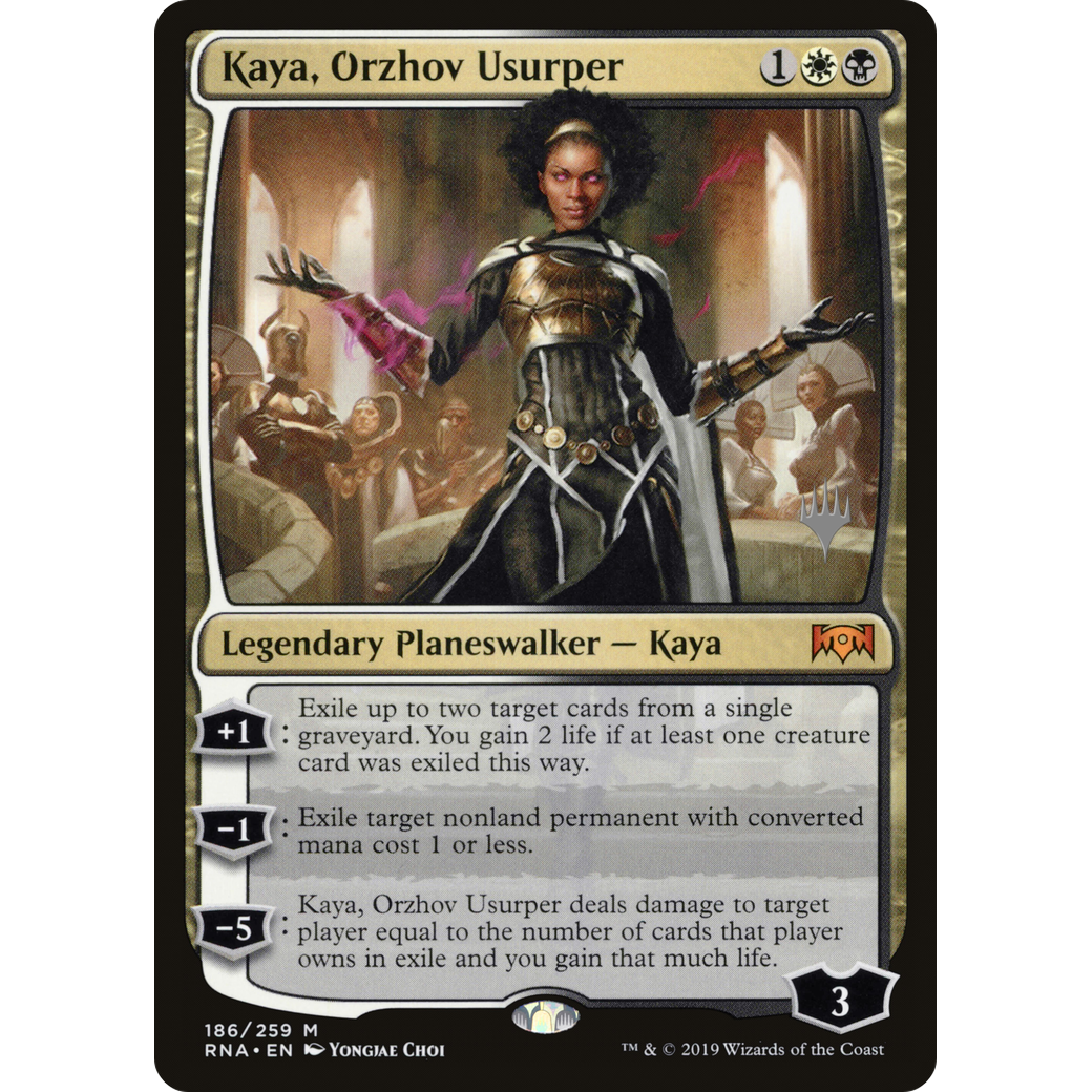 Kaya, Orzhov Usurper (PPELD-186) - Ravnica Allegiance Promos Foil