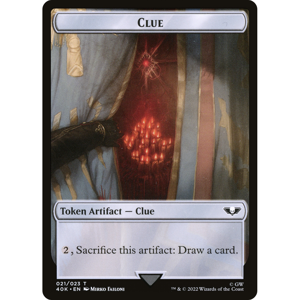 Clue (T40K-021) - Warhammer 40,000 Tokens
