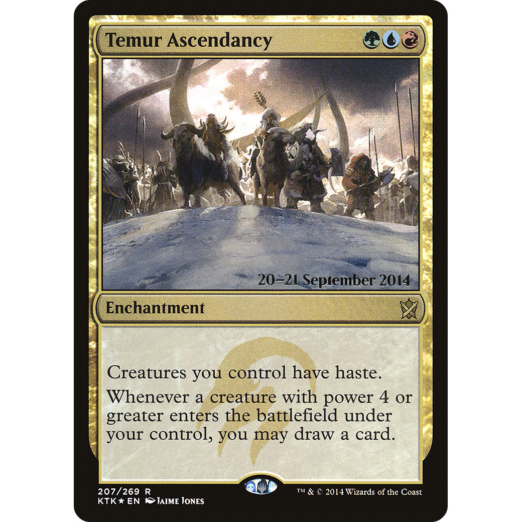 Temur Ascendancy (PRE-207) - Khans of Tarkir Promos Foil