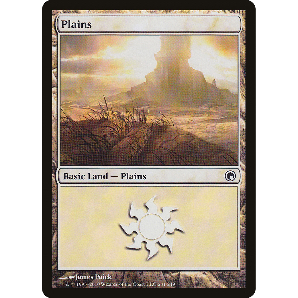 Plains (231) (SOM-231) - Scars of Mirrodin Foil