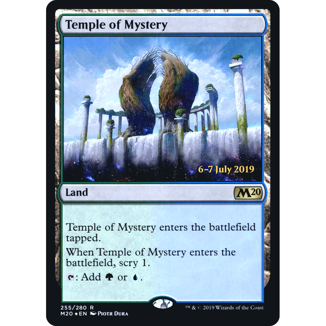 Temple of Mystery (M20) (PRE-255) - Core Set 2020 Promos Foil