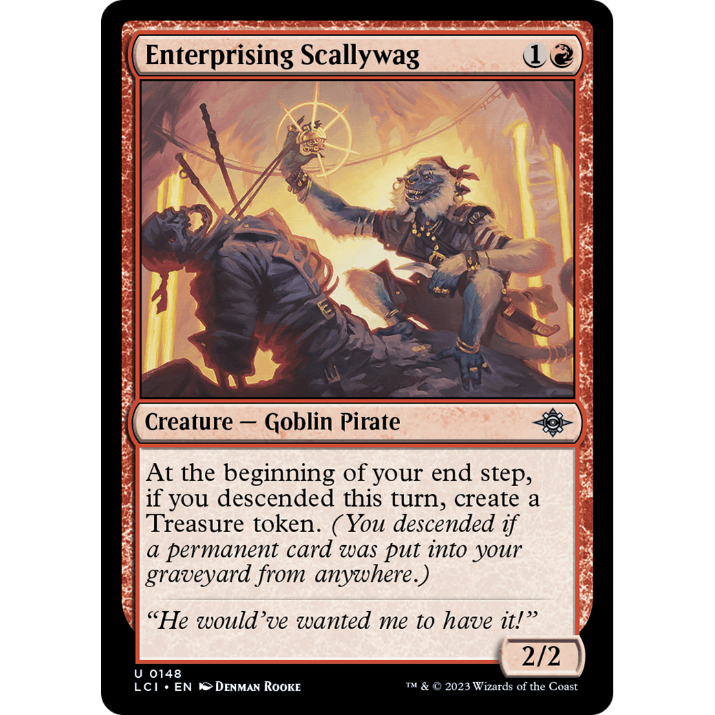 Enterprising Scallywag (LCI-148) - The Lost Caverns of Ixalan Foil