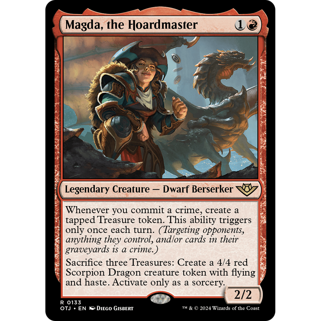 Magda, the Hoardmaster (OTJ-133) - Outlaws of Thunder Junction Foil