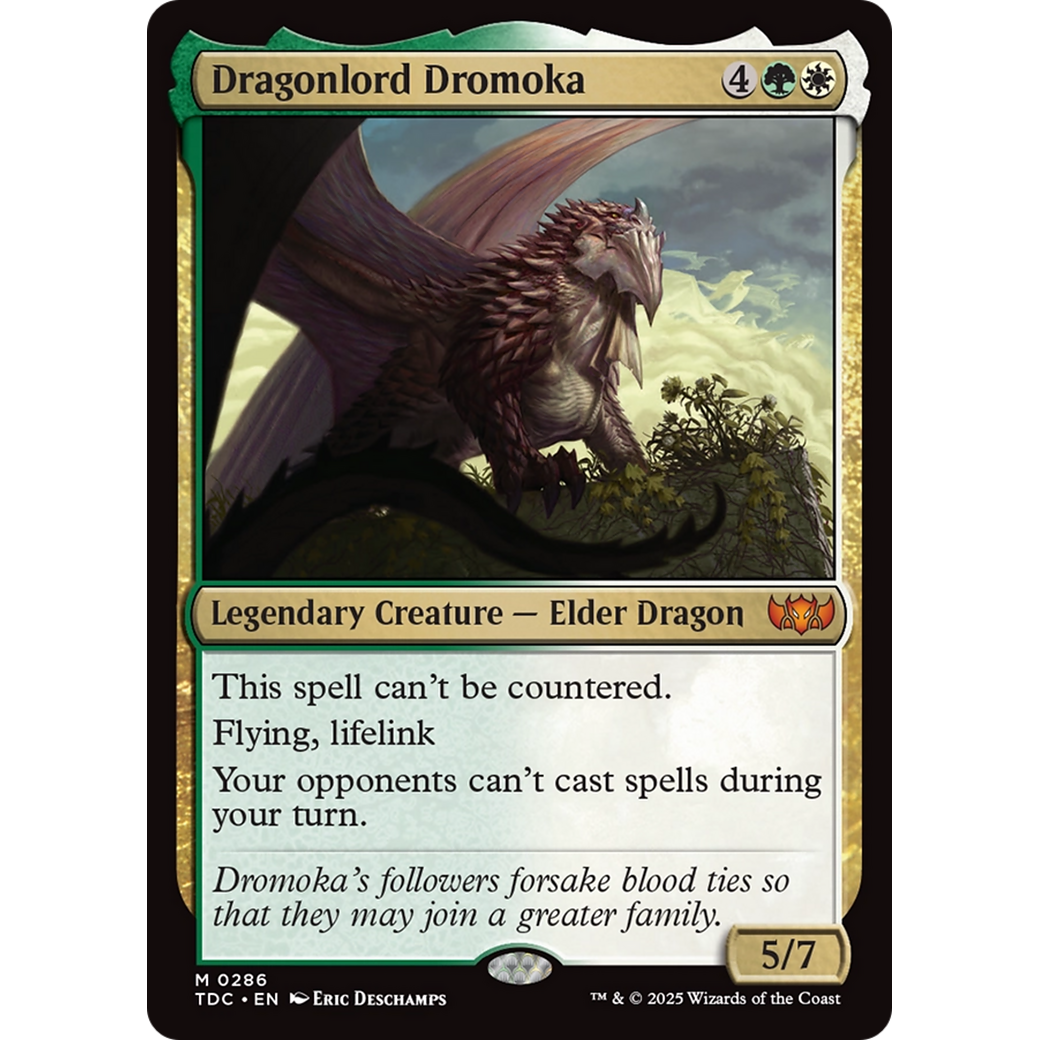 Dragonlord Dromoka (TDC-286) - Commander: Tarkir: Dragonstorm
