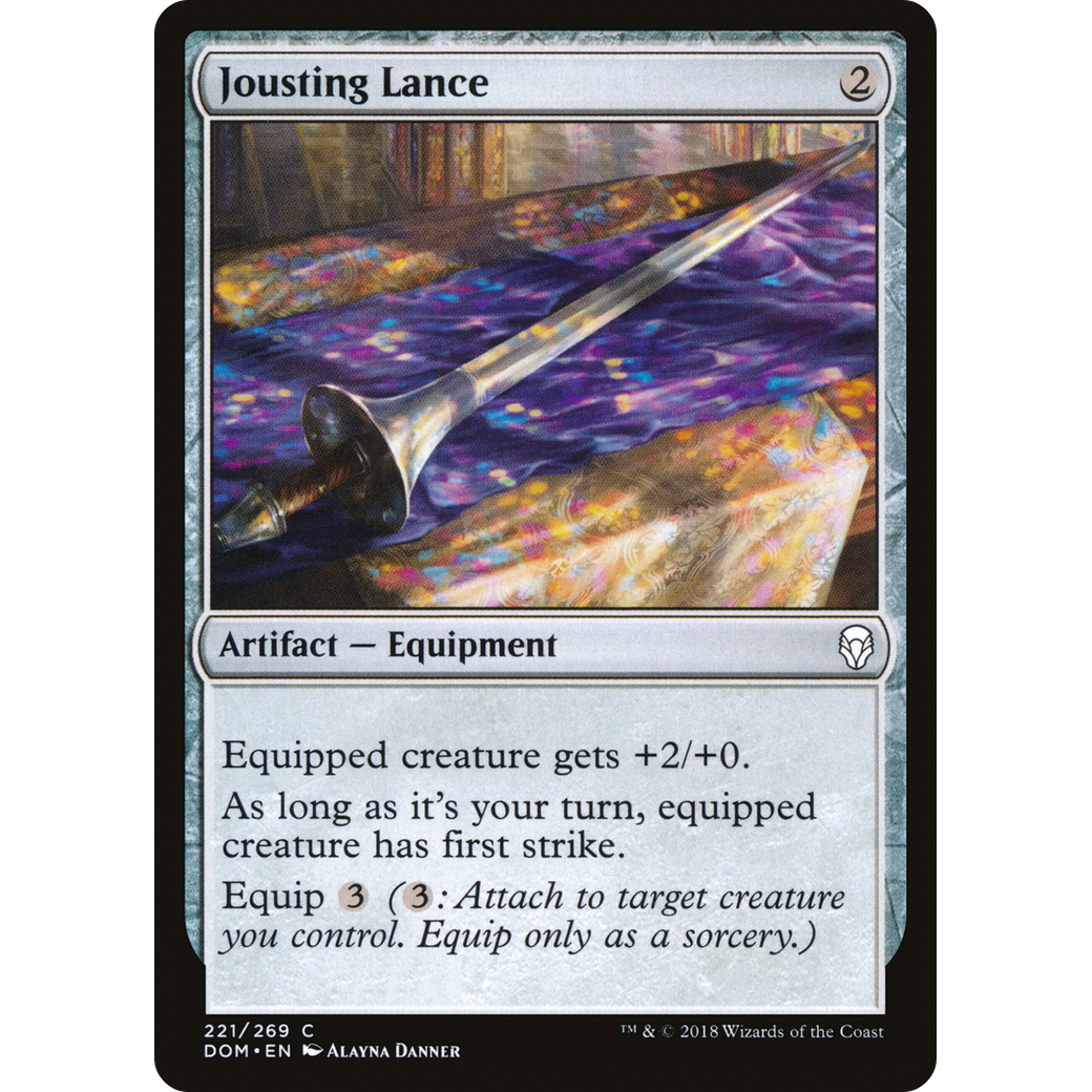 Jousting Lance (DOM-221) - Dominaria Foil