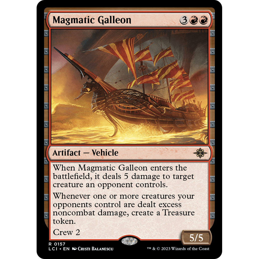 Magmatic Galleon (LCI-157) - The Lost Caverns of Ixalan Foil